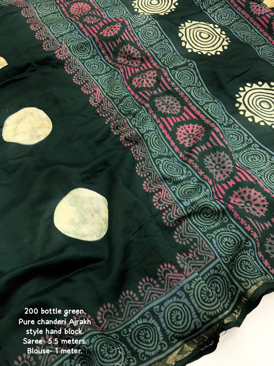 Chanderi Cotton Saree