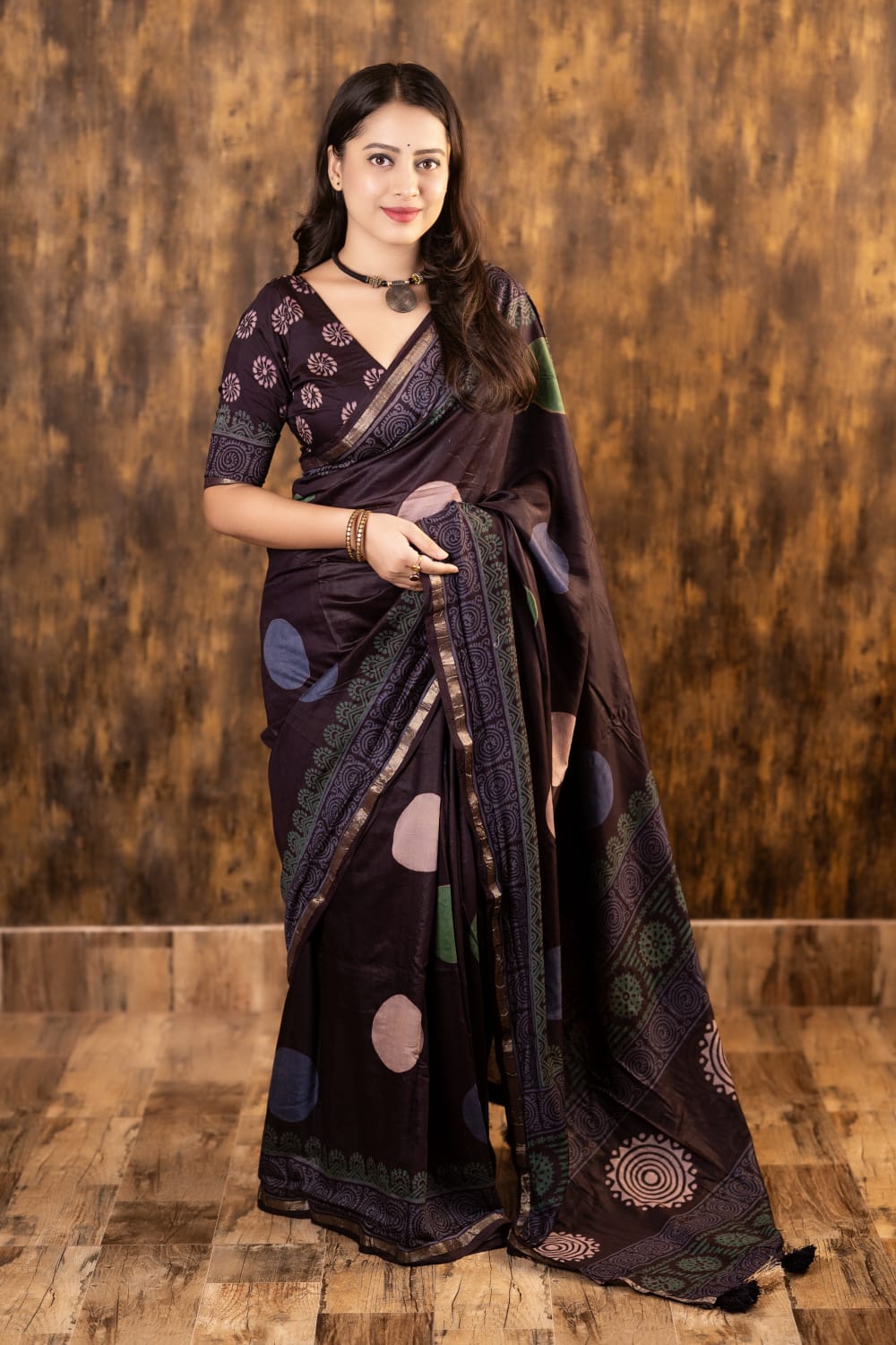 Chanderi Cotton Saree