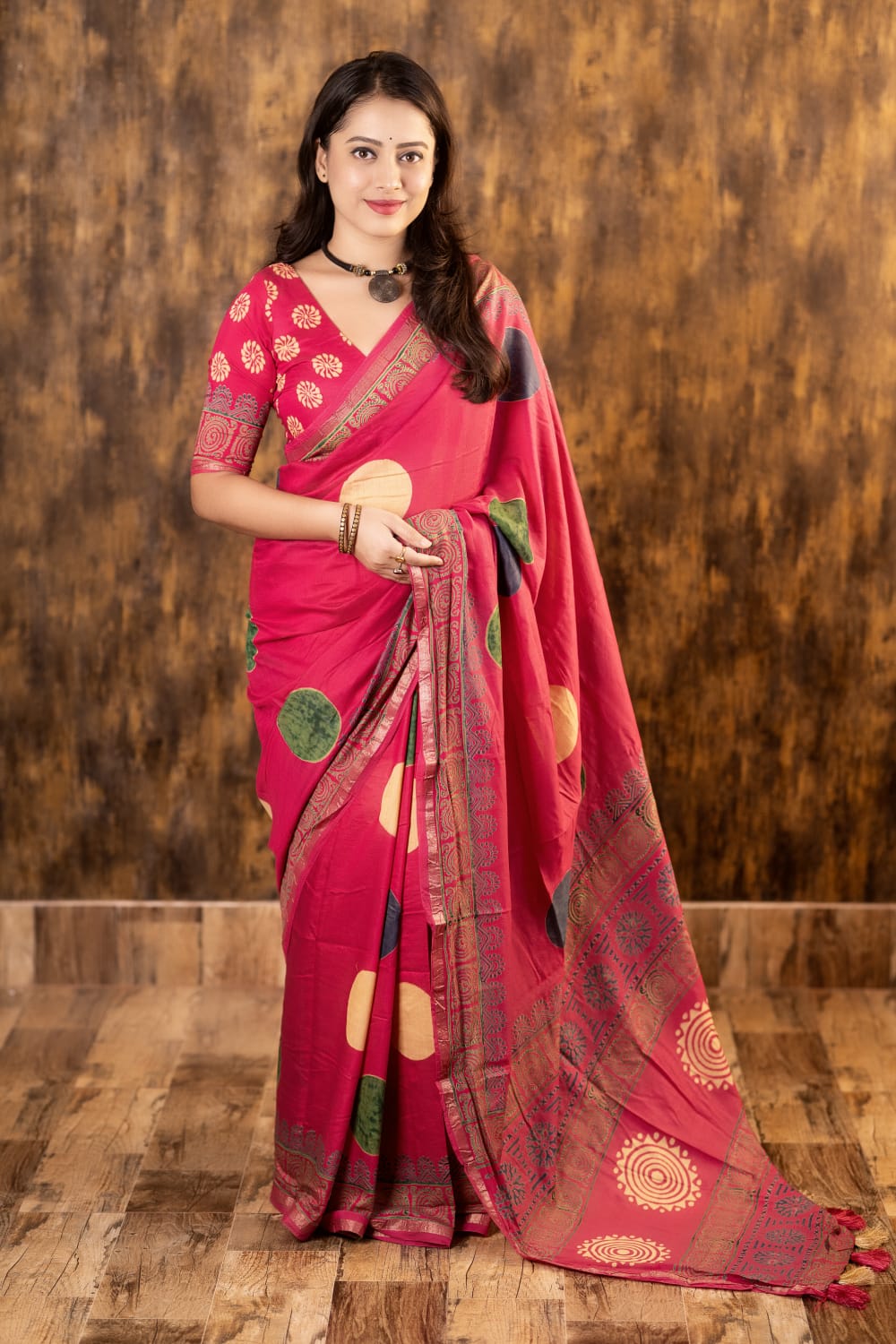 Chanderi Cotton Saree
