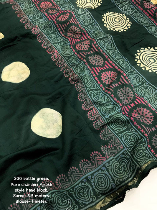 Chanderi Cotton Saree