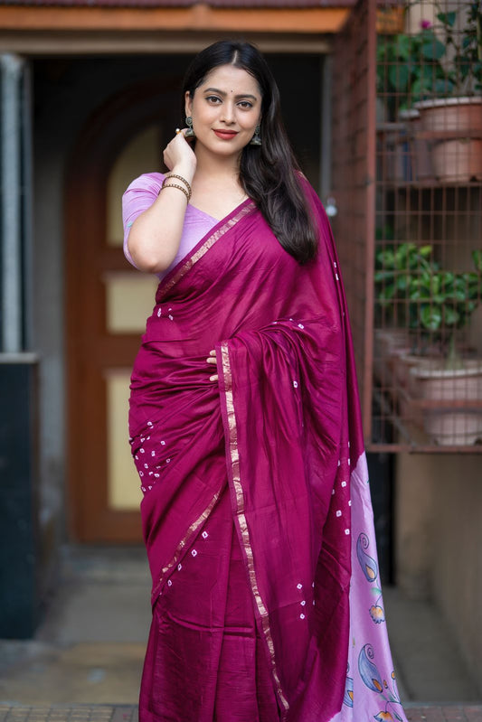 Pure Chanderi cotton