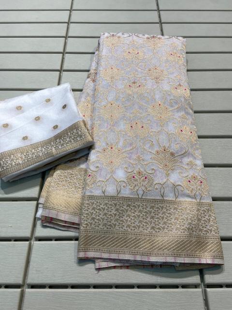 Crepe Khadi Silk Saree