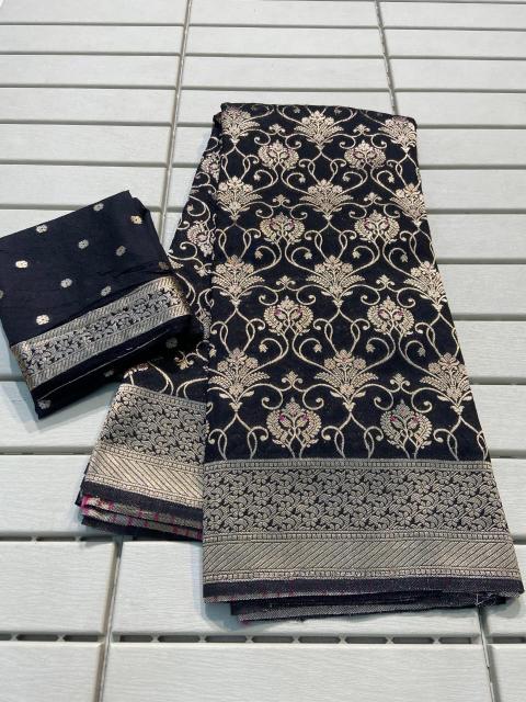 Crepe Khadi Silk Saree