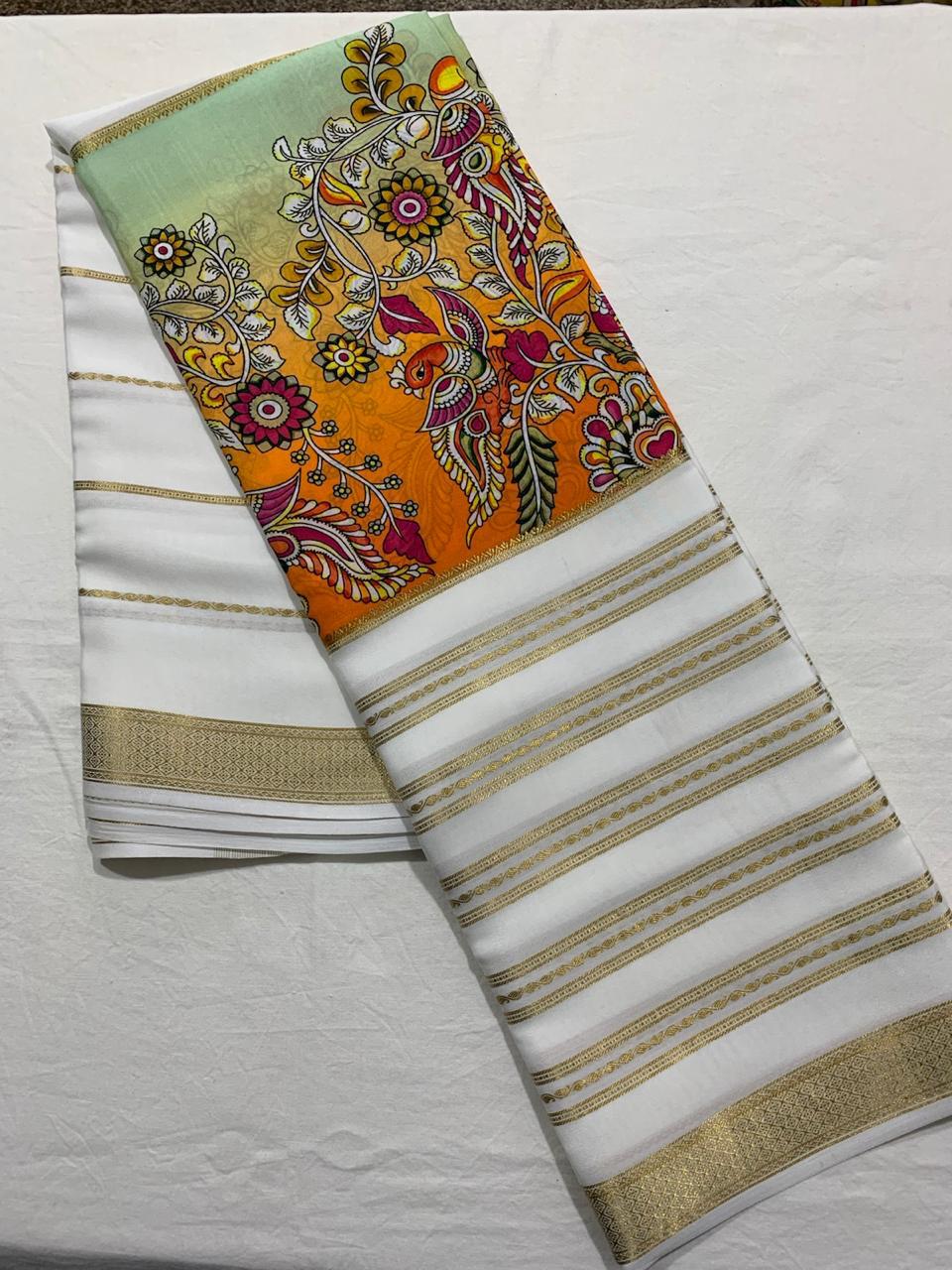 Pure Crepe Silk Sarees