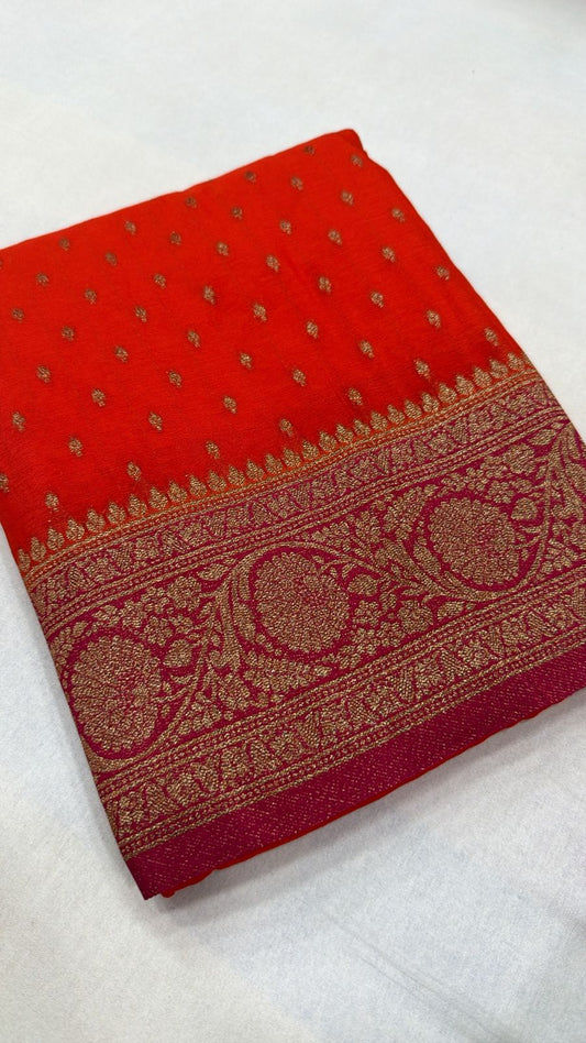 Khaddi Georgette Sarees