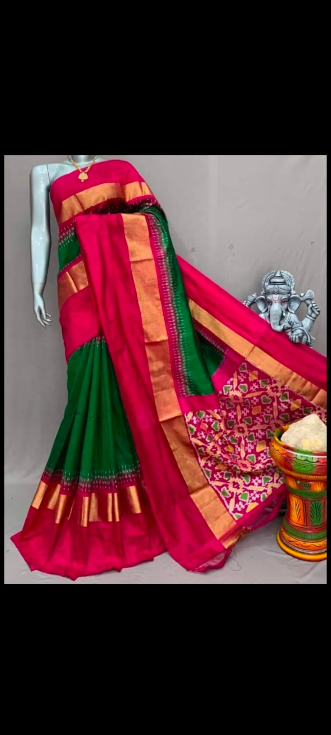 Ikkat Silk Saree